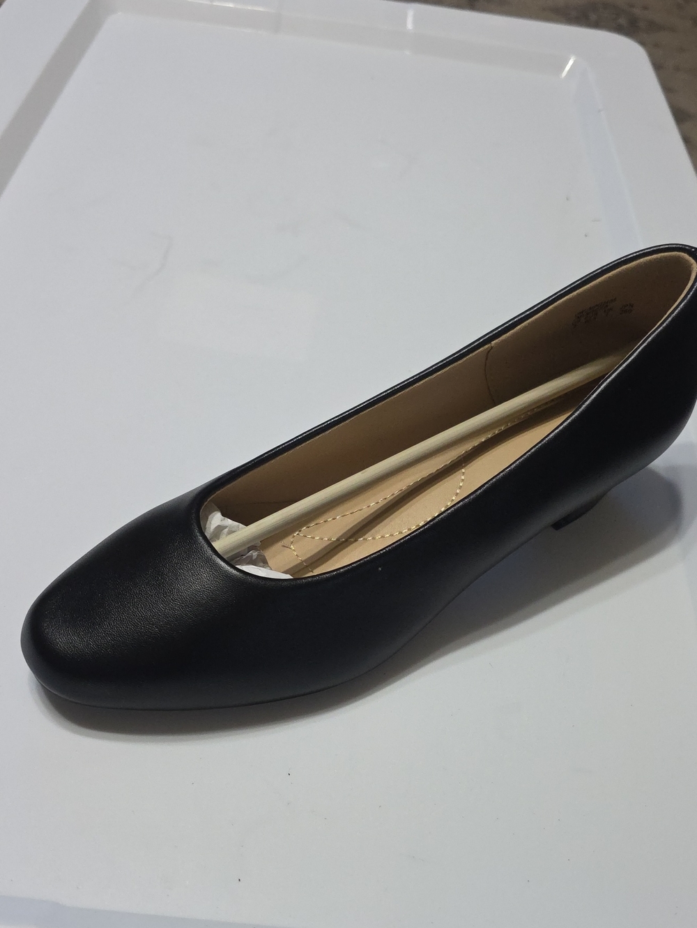 Dream Pairs Black Rounded Toe Slip-On Flat